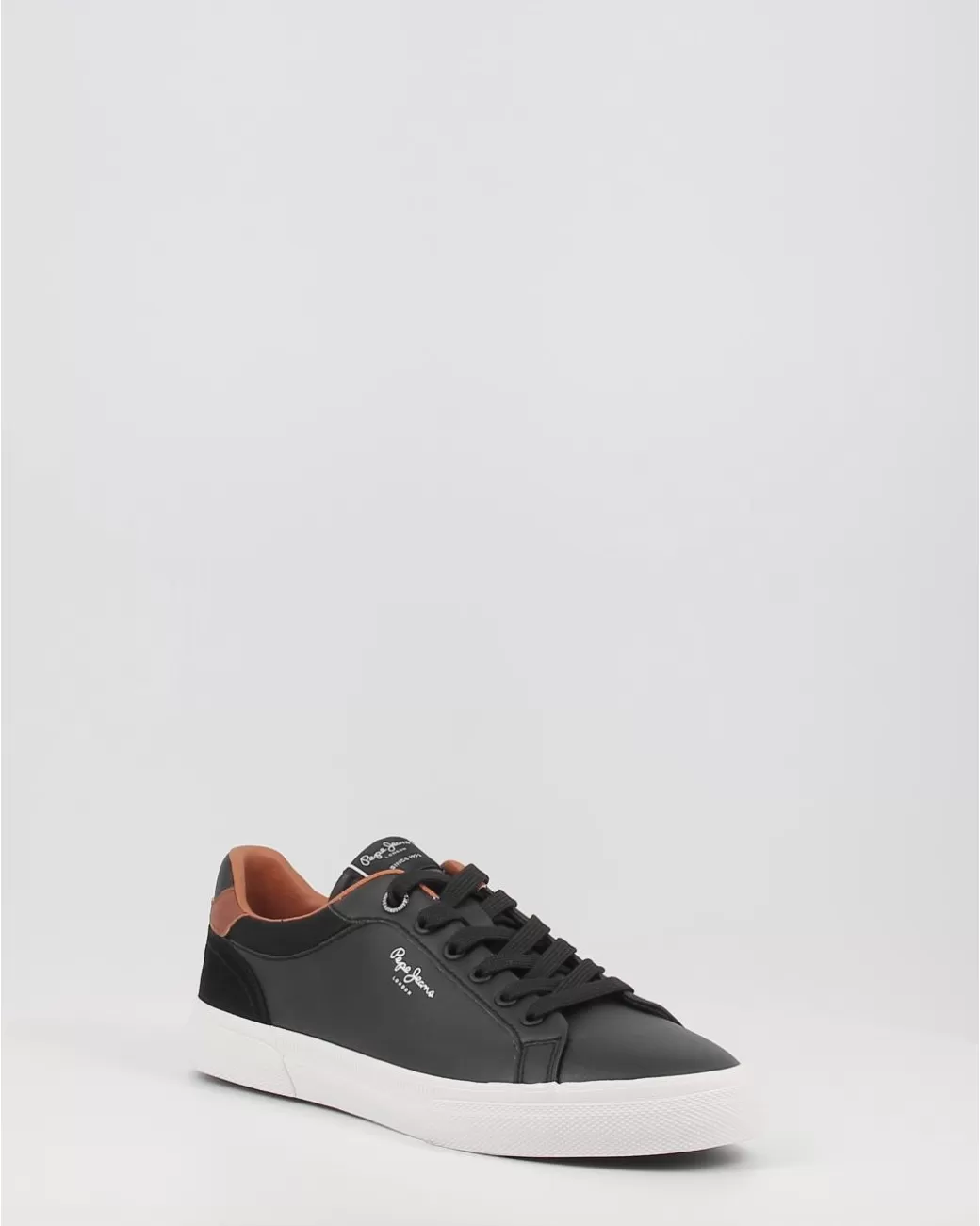 Hombre Pepe Jeans Zapatillas Kenton Court Pms30839 Negro