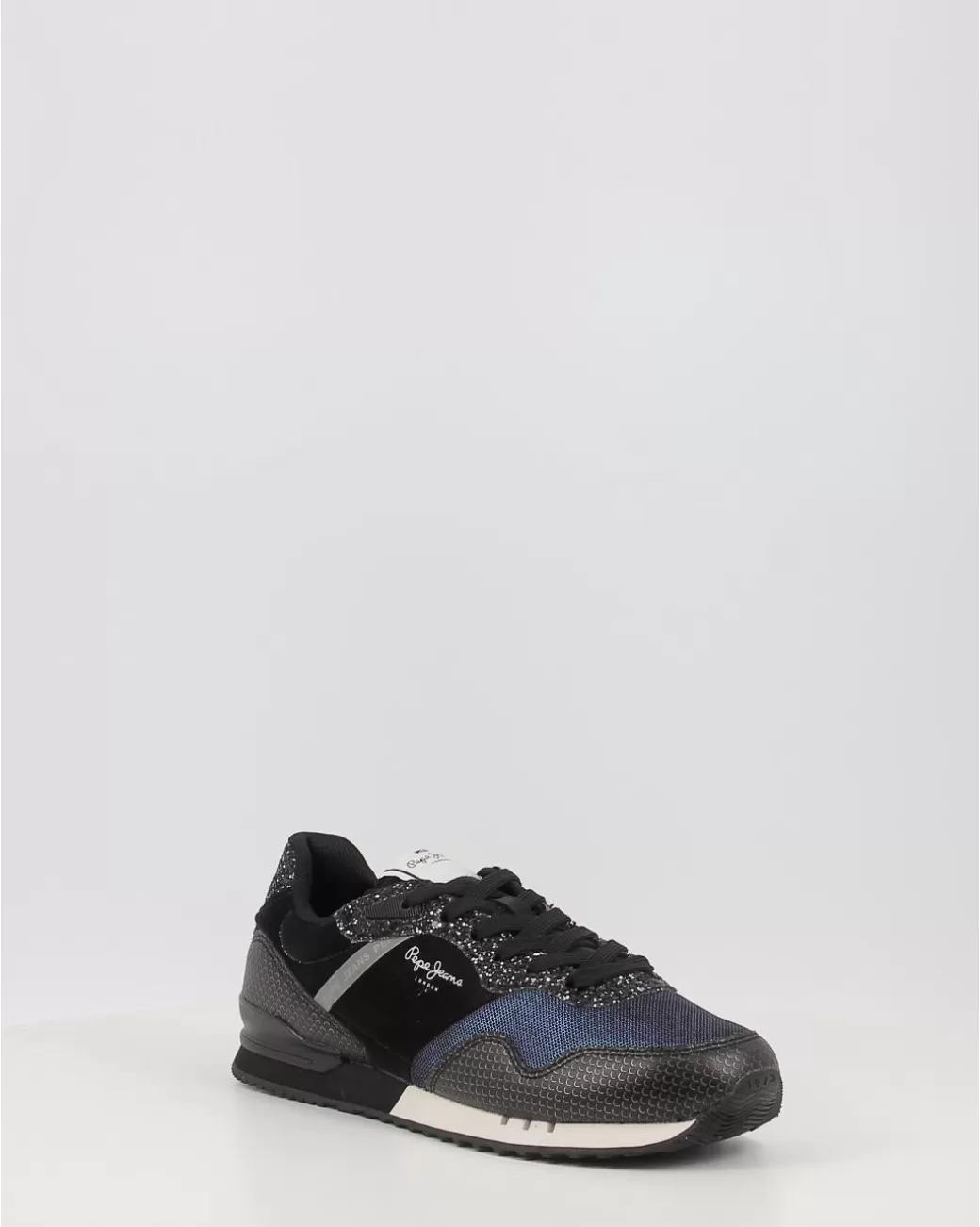 Mujer Pepe Jeans Zapatillas London W Queen Pls31379 Negro