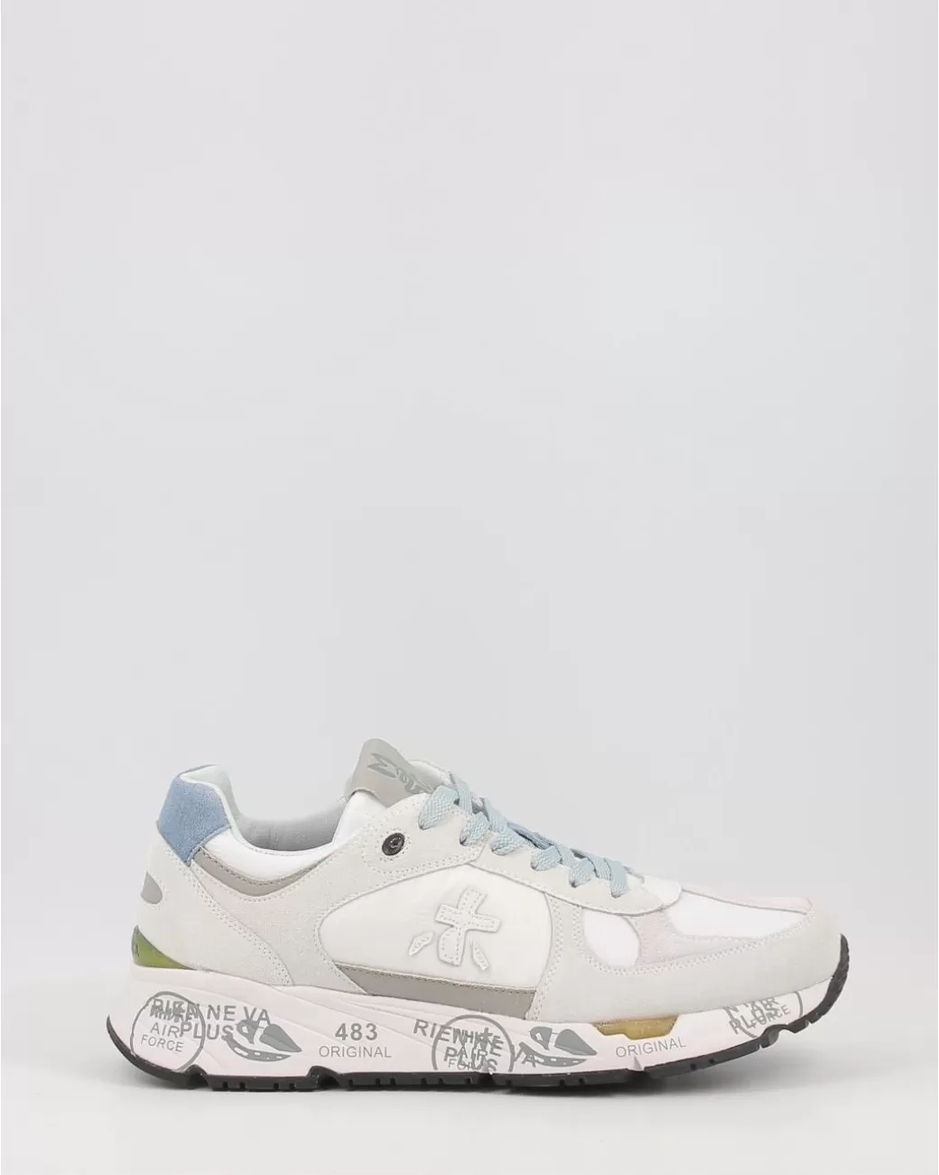 Hombre Premiata Zapatillas Mase Blanco