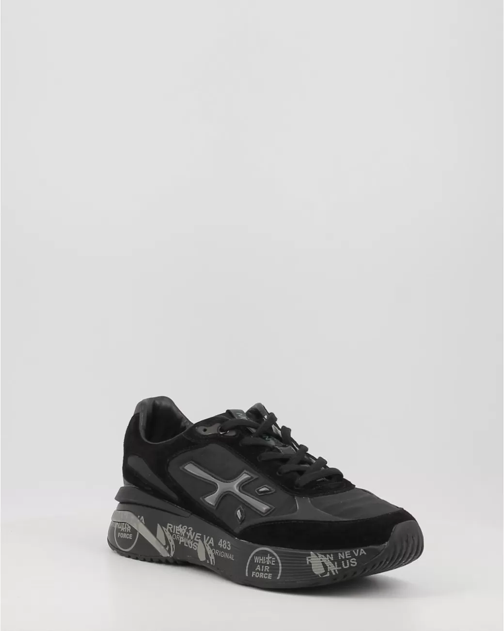 Hombre Premiata Zapatillas Moerun Negro