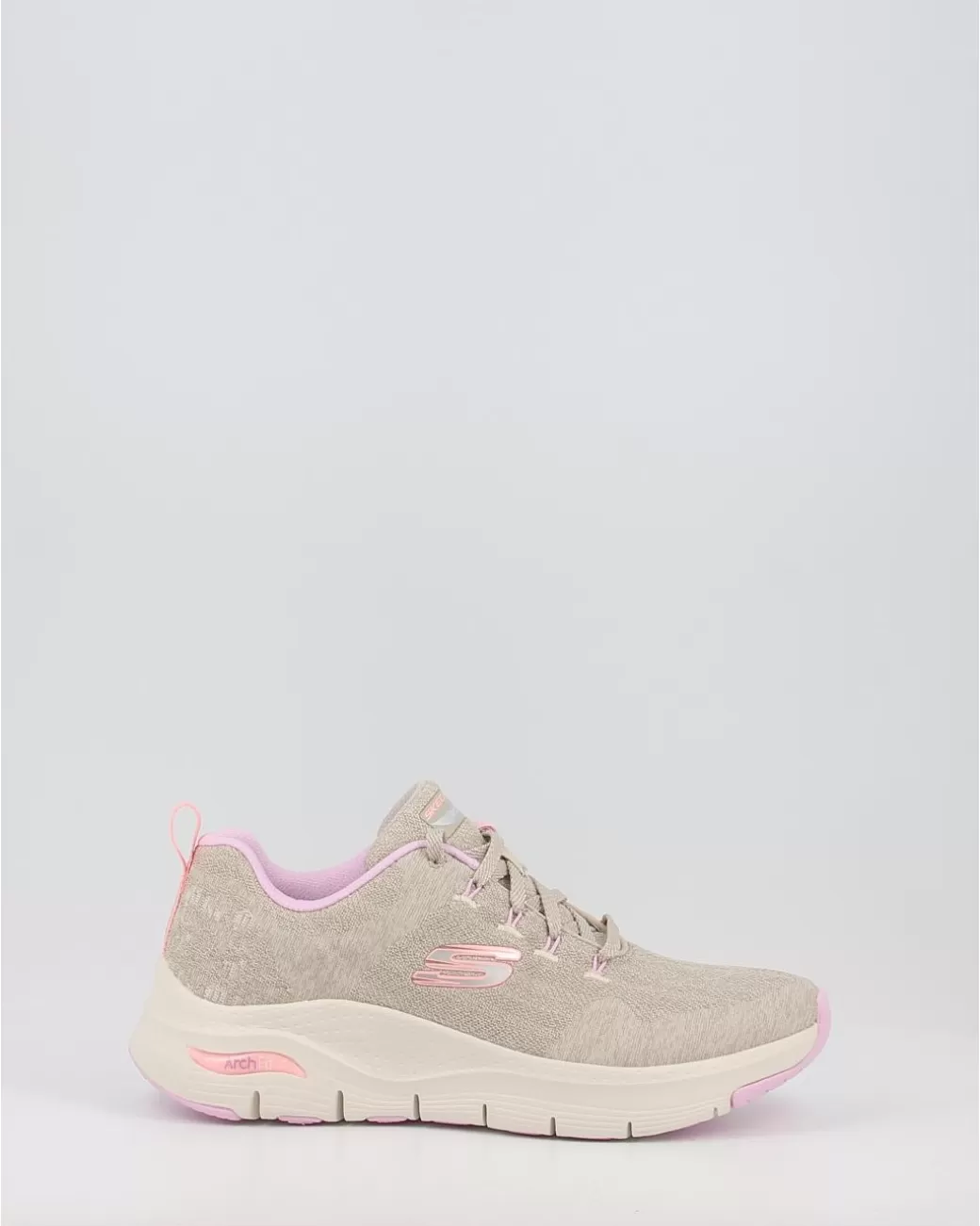 Mujer Skechers Zapatillas Arch Fit - Comfy Wave 149414 Taupe