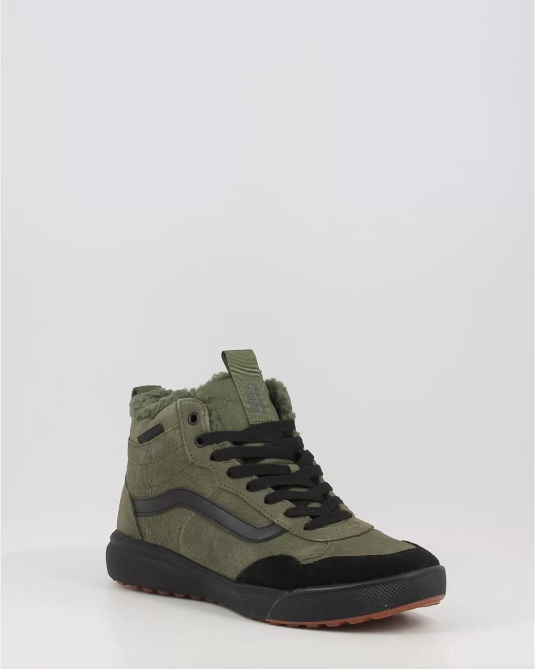 Hombre Vans Zapatillas Mn Range Exp Hi guard Sherpa Verde