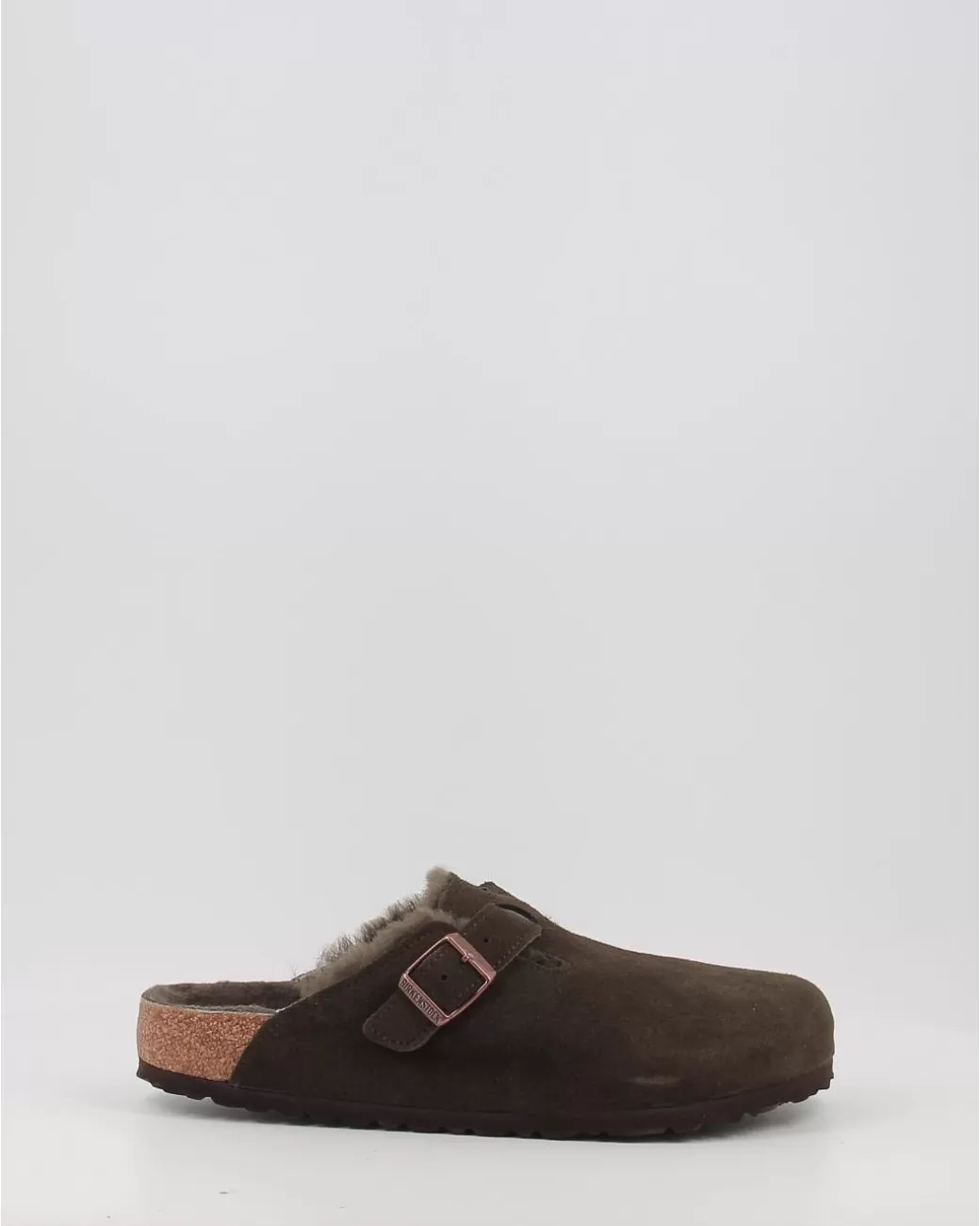 Niña Birkenstock Zuecos Boston Vl Shearling Marron